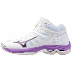 foto MIZUNO VOLTAGE 2 MID W WHITE PATRICIAN PURPLE