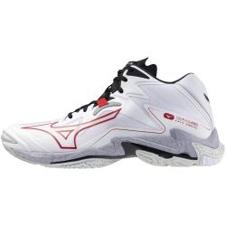 foto SALDI MIZUNO LIGHTNING Z8 MID WHITE SALSA BLACK